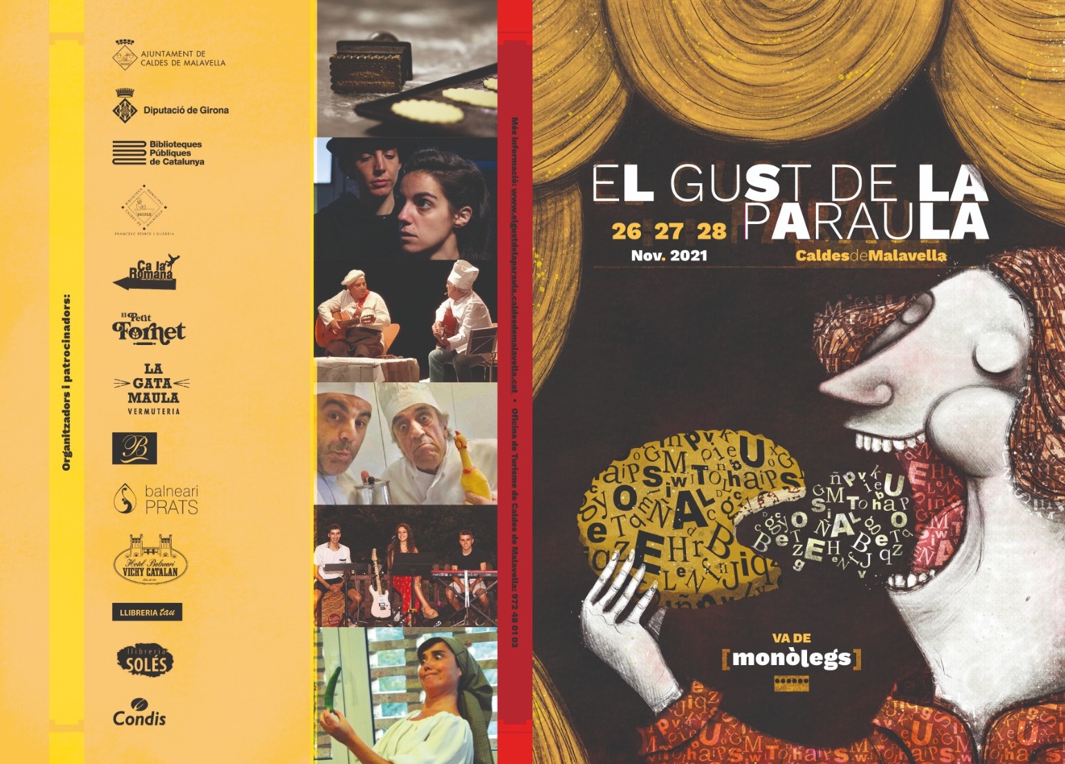 FESTIVAL EL GUST DE LA PARAULA – 26, 27 i 28 de novembre 2021