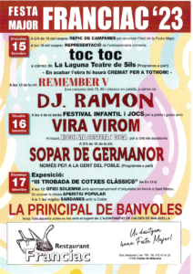 FESTA MAJOR DE FRANCIAC