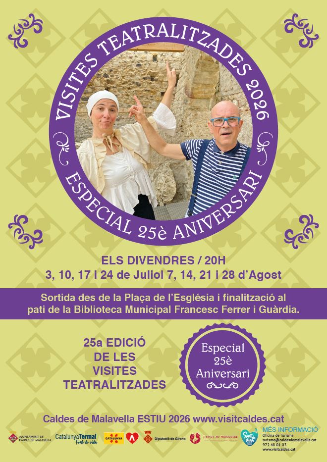 Visites Teatralitzades 2026 – Especial 25è aniversari