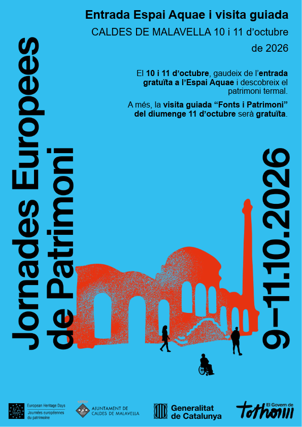 Caldes de Malavella se suma de nou a les Jornades Europees del Patrimoni amb portes obertes a l’Espai Aquae i una visita guiada